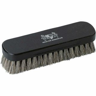 近藤(Kondo) ドイツ製 靴磨きブラシ 黒 柔らかい 天然 馬毛 レクタング(日用品/生活雑貨)
