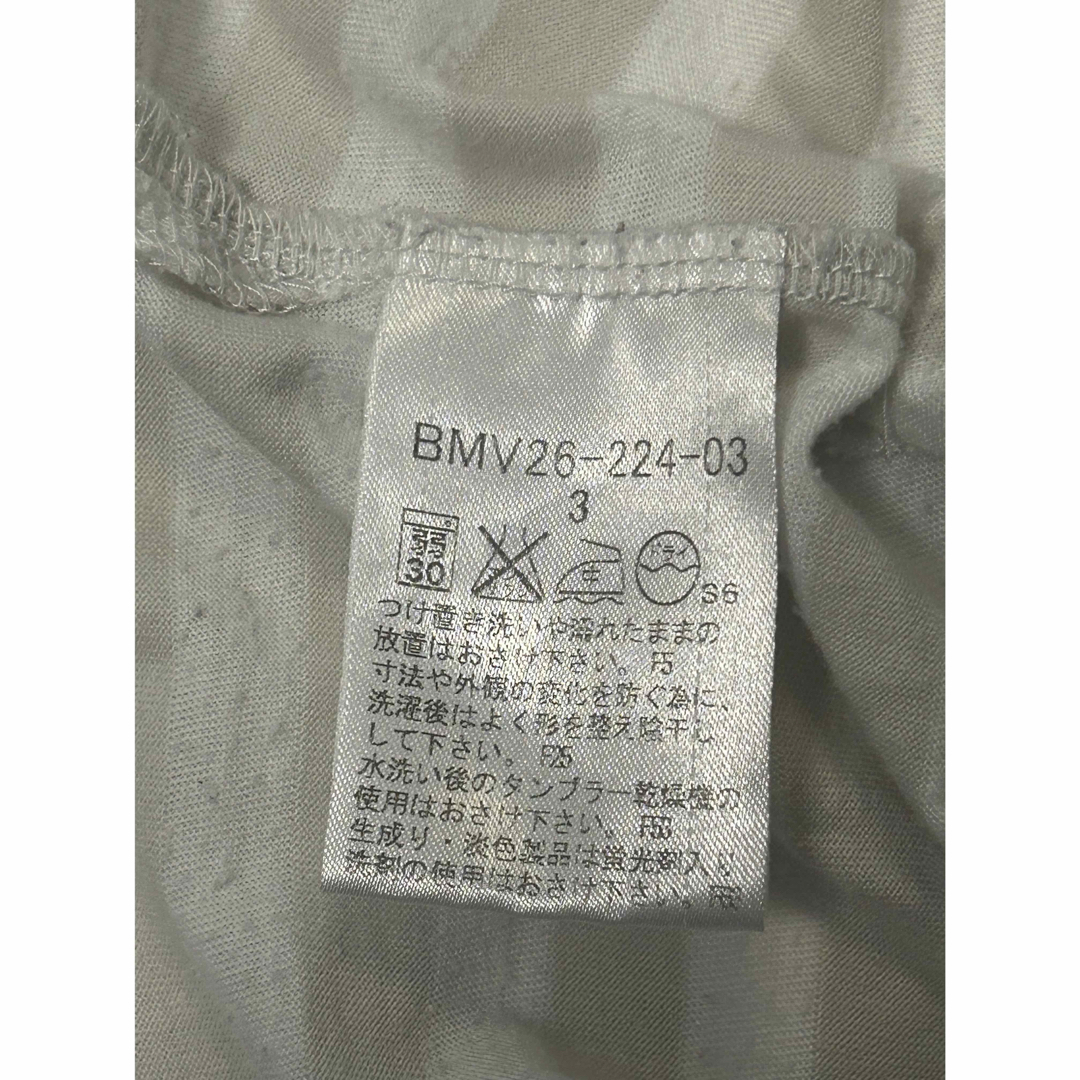 BURBERRY BLACK LABEL - BURBERRY BLACK LABEL 白 灰 ボーダー