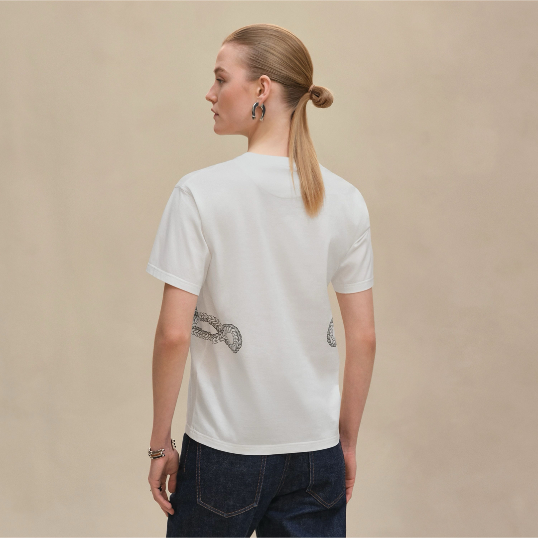 HERMES(エルメス)のエルメスTシャツ 《パルフロワ・リミックス》プリント レディースのトップス(Tシャツ(半袖/袖なし))の商品写真