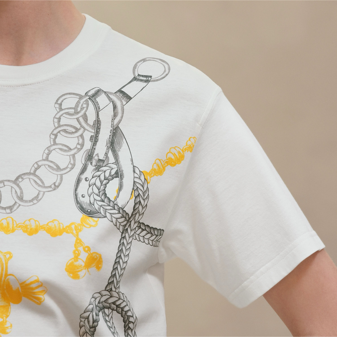 HERMES(エルメス)のエルメスTシャツ 《パルフロワ・リミックス》プリント レディースのトップス(Tシャツ(半袖/袖なし))の商品写真