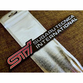 新製品！【大型エンブレム】高品質なスバル【STI】金属製エンブレム A