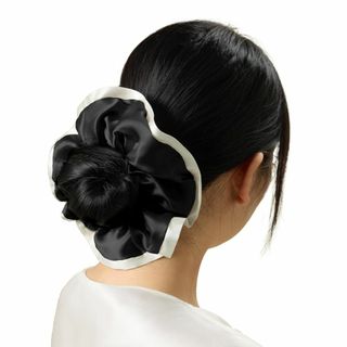 LILYSILK シュシュ シルク ヘアゴム おしゃれ 大きめ かわいい 天然シ