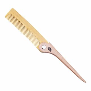 コモライフ 椿油のつげぐし つげ櫛 くし ヘアブラシ 椿油 折りたたみ コンパク