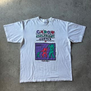 ヴィンテージ(VINTAGE)の90s allsport アートtシャツ USA製 ホワイト XL カレンペレス(Tシャツ/カットソー(半袖/袖なし))