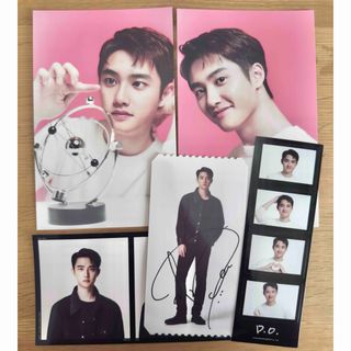 exo シーグリ 2023 ギョンス ディオ D.O. ポストカード ステッカー(アイドルグッズ)