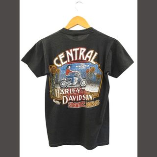 ハーレーダビッドソン(Harley Davidson)のハーレーダビッドソン 80s 両面プリント Tシャツ イーグル CENTRAL(Tシャツ/カットソー(半袖/袖なし))