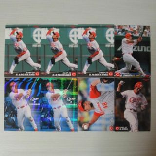 カルビー プロ野球チップス　広島カープ選手　8枚セット(その他)