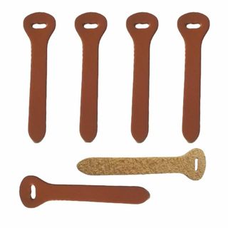 【人気商品】革引き手 ジッパースライダー ジッパープル 全長70ｍｍ 革製 6個(その他)