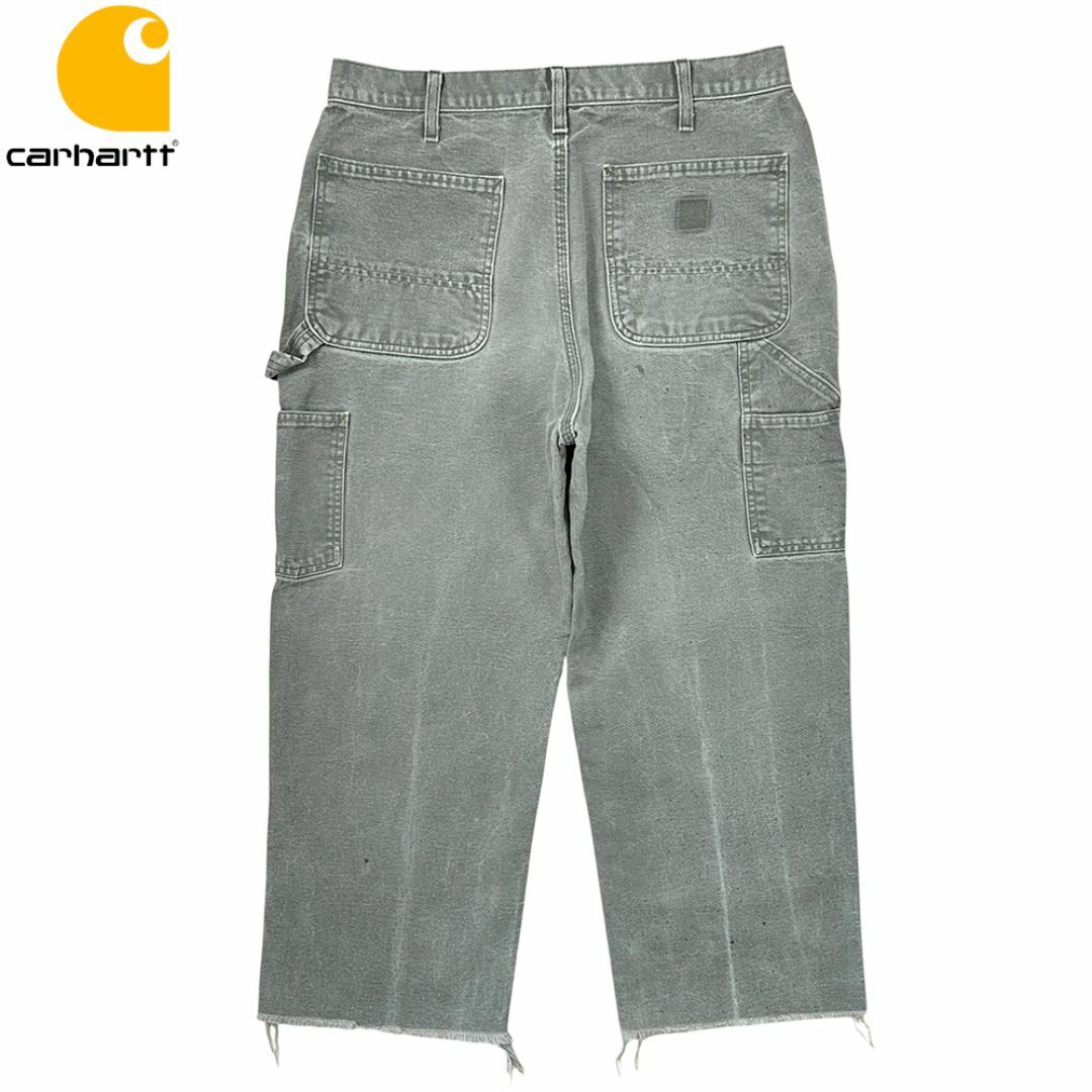carhartt(カーハート)のCARHARTT ペインター W34 美色 鬼フェード MOS シングルニー メンズのパンツ(ペインターパンツ)の商品写真