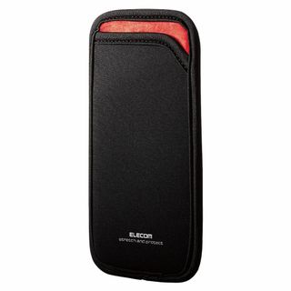 【特価商品】エレコム スマホポーチ 1台収納 Sサイズ スリップインタイプ 背面(その他)