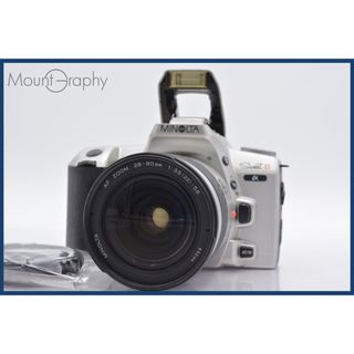 ★実用美品★ ミノルタ MINOLTA Sweet S α + MINOLTA AF ZOOM 28-80mm F3.5-5.6 前キャップ付 ★完動★同梱可 #mj3753(フィルムカメラ)