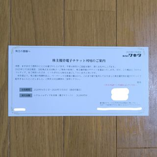 ワキタ 優待 30000円分 ホテルコルディア(その他)