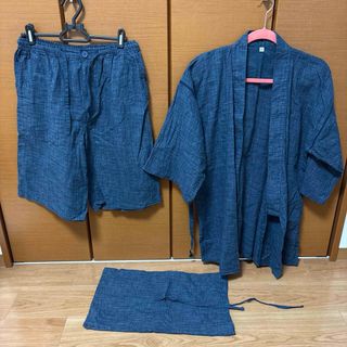 ユニクロ(UNIQLO)のUNIQLO ユニクロ 大人用 甚平 甚兵衛 部屋着 パジャマ ルームウェア(その他)