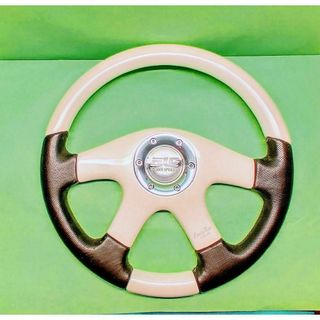 atc Candy Max V-CLASS 36Φウッドレザーコンビステアリング(車内アクセサリ)