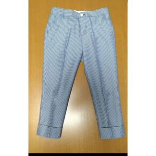 ユナイテッドアローズ☆カジュアルパンツ☆ストライプ☆センタープレス☆ブルー☆38