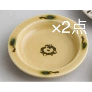 大阪関西万博 EXPO2025 中川政七商店　ミャクミャク 豆皿　美濃焼　黄瀬戸(収納/キッチン雑貨)