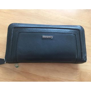 マウジー(moussy)のmoussy 長財布 牛皮(財布)