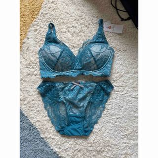 リサマリ(Risa Magli)のRisaMagli ノンワイヤーブラ LLサイズ バックレースショーツ Lサイズ(ブラ&ショーツセット)