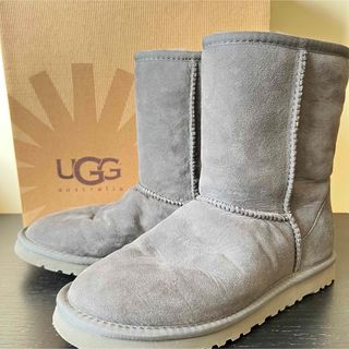アグオーストラリア(UGG AUSTRALIA)のUGG australia 旧モデル クラシックショート ムートンブーツ グレー(ブーツ)