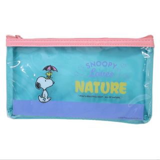 スヌーピー(SNOOPY)のスヌーピー🐾クリアフラットポーチ(キャラクターグッズ)
