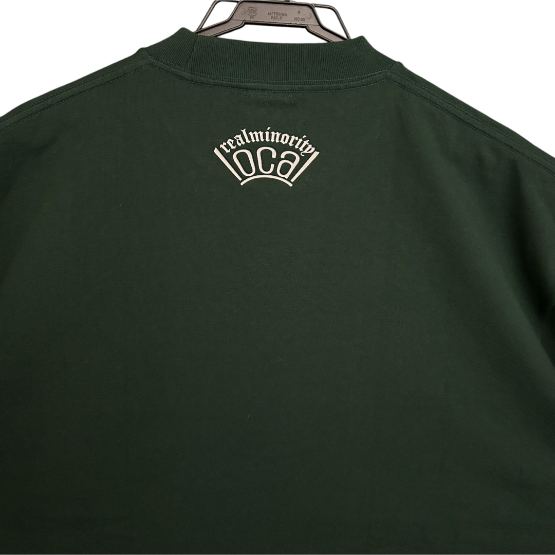 未使用品　リアルマイノリティー　tシャツ サイズXL グリーン メンズのトップス(Tシャツ/カットソー(半袖/袖なし))の商品写真