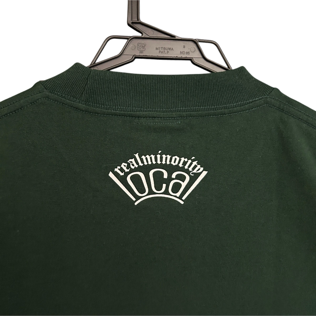 未使用品　リアルマイノリティー　tシャツ サイズXL グリーン メンズのトップス(Tシャツ/カットソー(半袖/袖なし))の商品写真