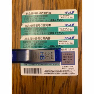 エーエヌエー(ゼンニッポンクウユ)(ANA(全日本空輸))のANA 株主優待券3枚(その他)
