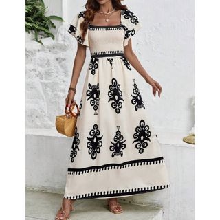 シーイン(SHEIN)のshein リゾートワンピース(ロングワンピース/マキシワンピース)