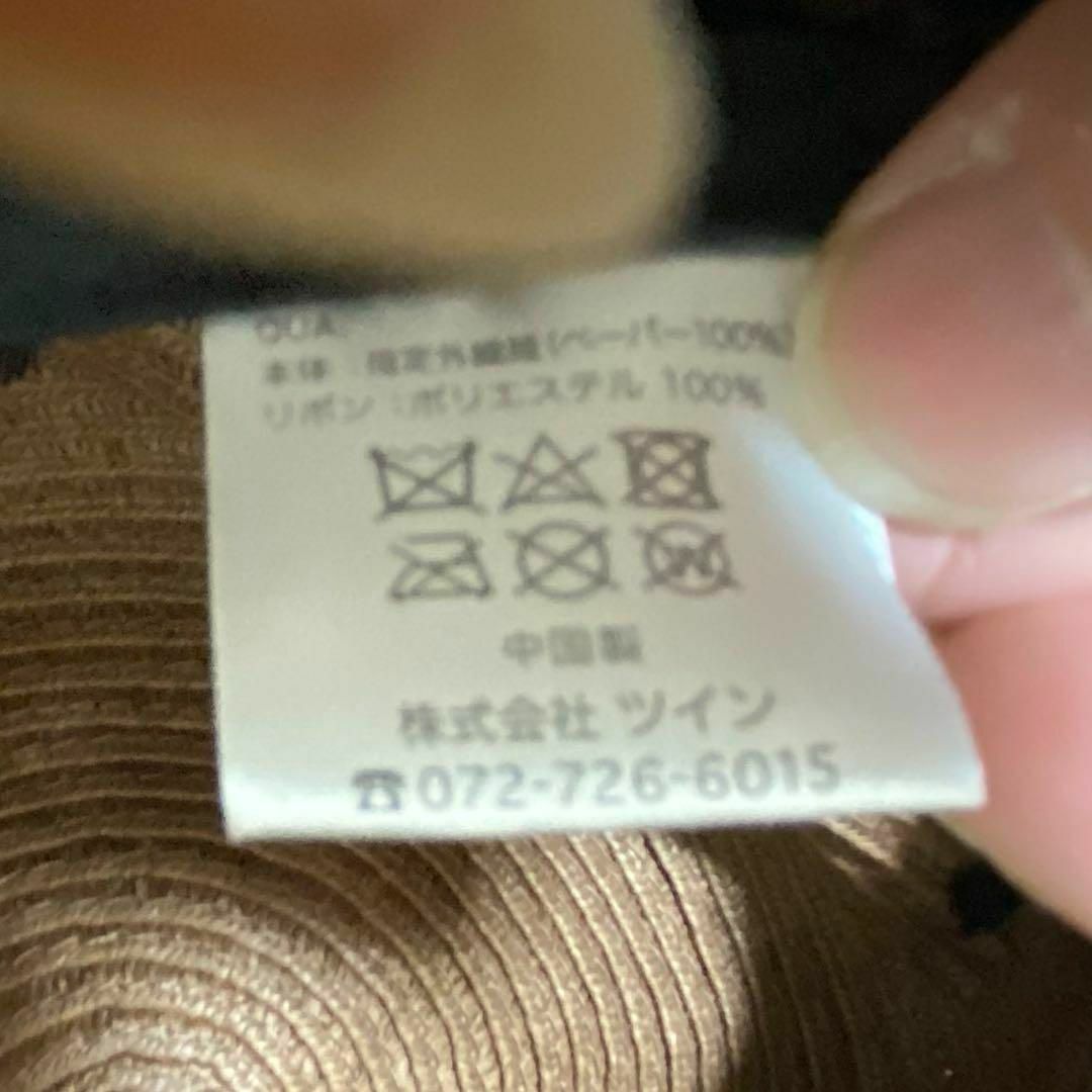 帽子　麦わら　春、夏、秋使用できます レディースの帽子(麦わら帽子/ストローハット)の商品写真