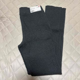 ユニクロ(UNIQLO)のユニクロ　リブレギンスパンツ(丈長め)Mサイズ(レギンス/スパッツ)