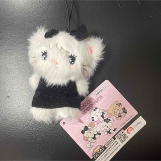 mikko ミッコ　BLACK RIBBON マスコット ムース　ねこ　単品(キャラクターグッズ)