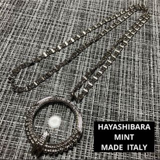 ハヤシバラミント HAYASHIBARA MINT ルーペ ネックレス イタリア(ネックレス)