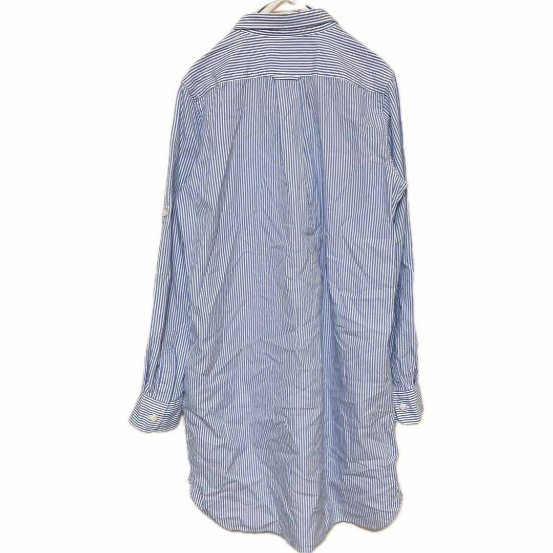 MACPHEE(マカフィー)のマカフィー◇トゥモローランド　前開きロングシャツストライプワンピース【M】日本製 レディースのトップス(シャツ/ブラウス(長袖/七分))の商品写真