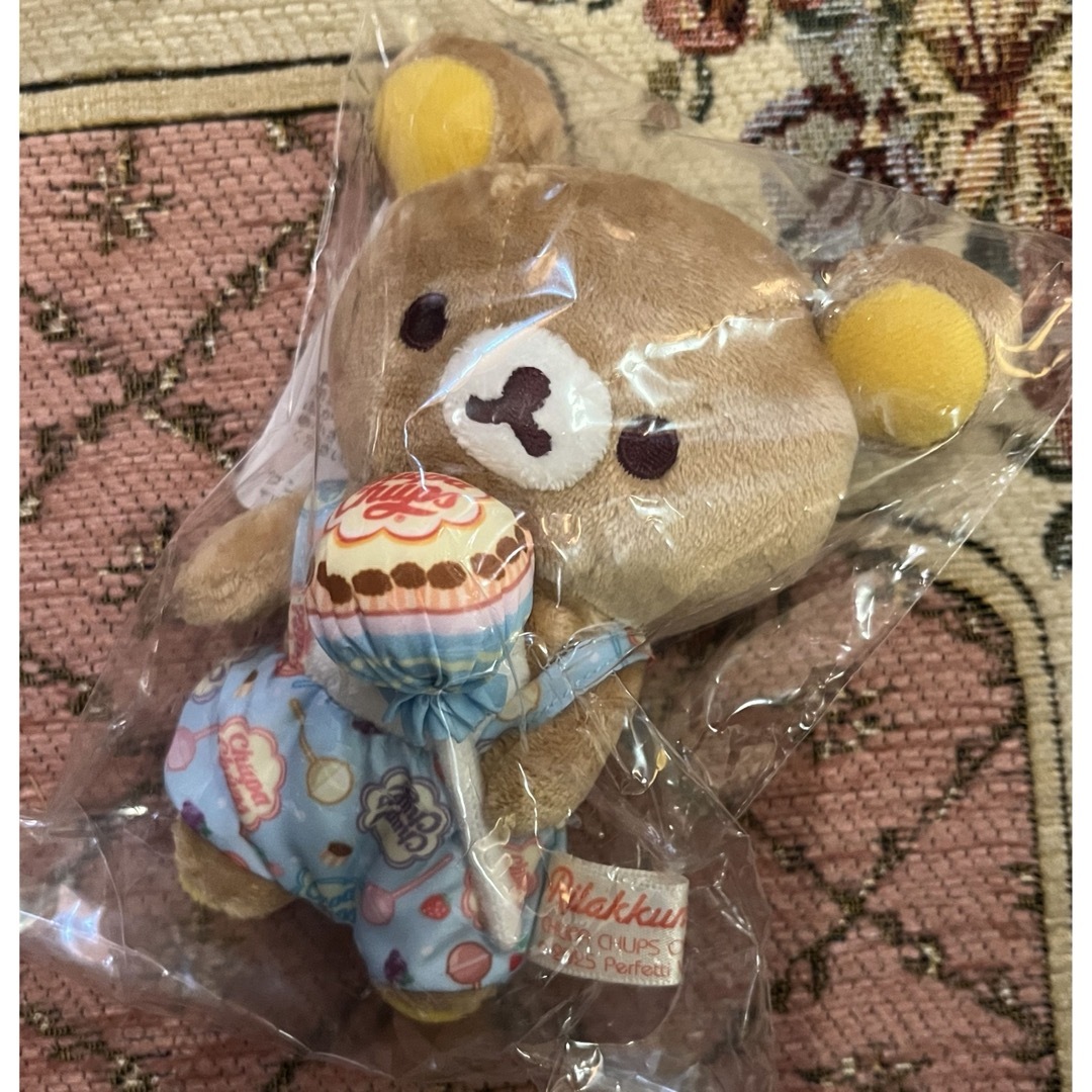 リラックマ ロフト　チュッパチャップス ぬいぐるみ3点　セット エンタメ/ホビーのおもちゃ/ぬいぐるみ(キャラクターグッズ)の商品写真