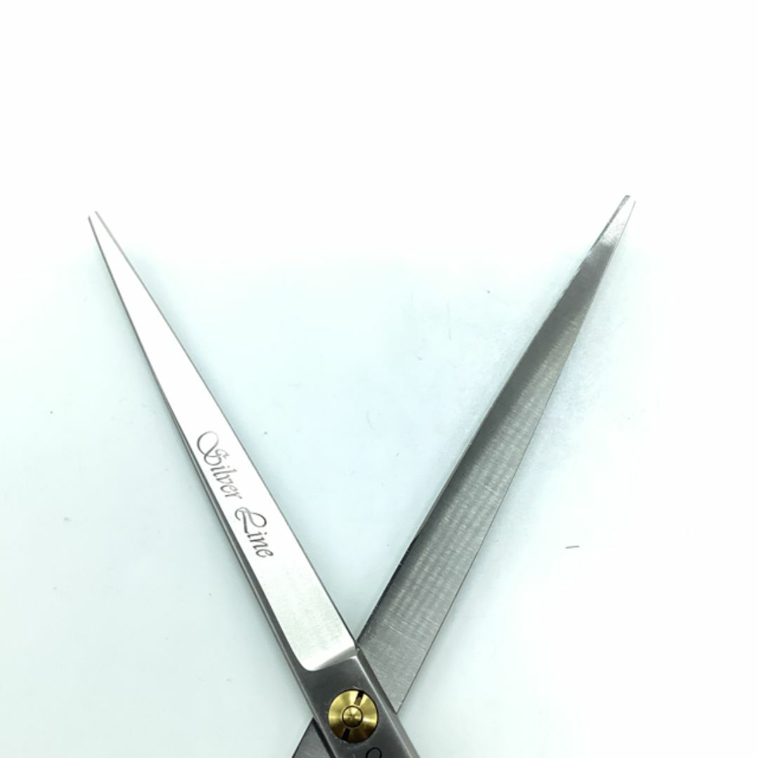 【SilverLineシルバーライン】ギザ刃カーブ シザー トリマーsc2297 その他のペット用品(犬)の商品写真