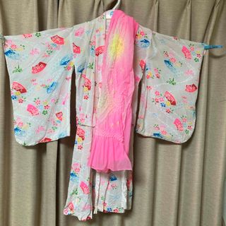 浴衣　5歳から6歳用　綿100% 盆踊り　夏祭り