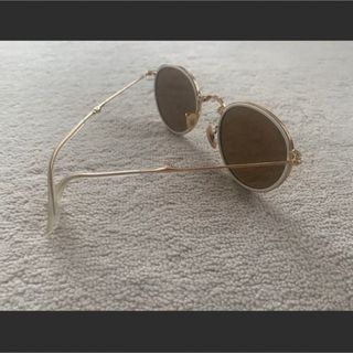 レイバン(Ray-Ban)のRayban サングラス　ゴールド＆ホワイトフレーム　半透明ベージュグラス(サングラス/メガネ)