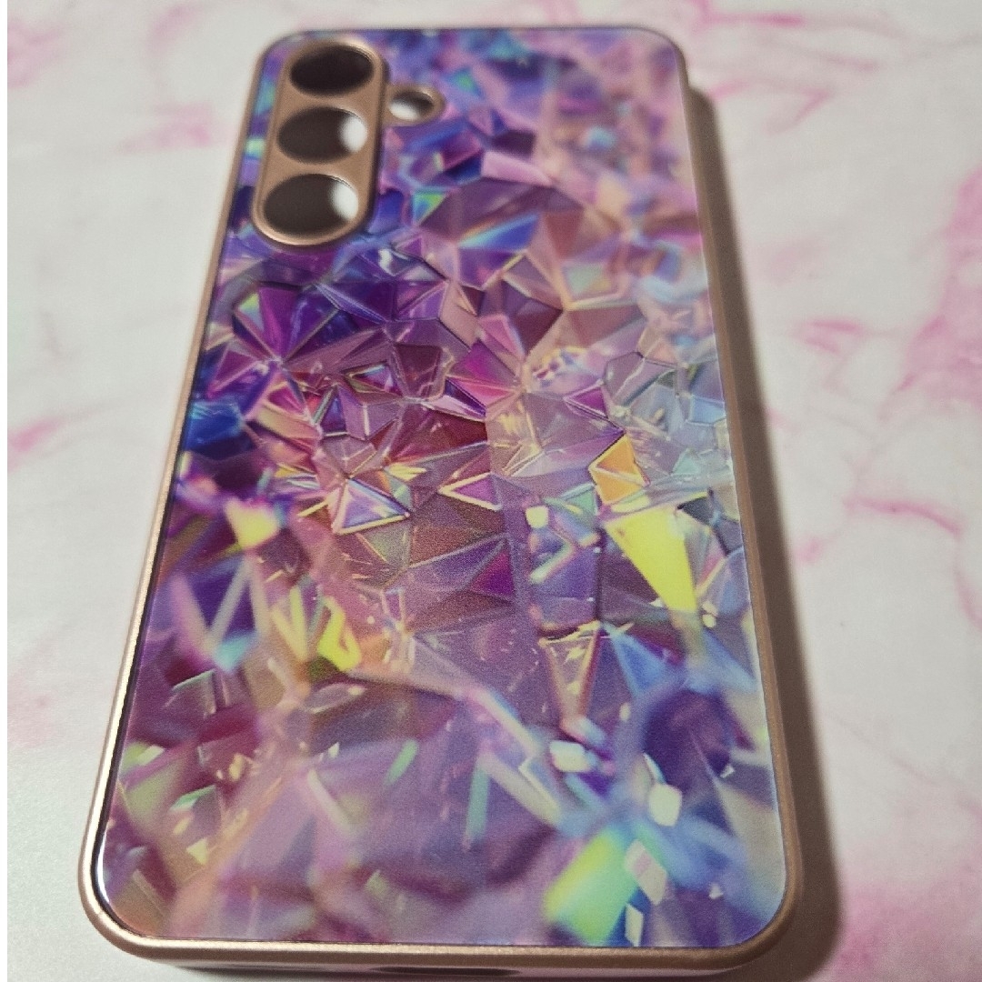 Galaxy(ギャラクシー)のGalaxyS24 Samsung Galaxy A54ケース パープル スマホ/家電/カメラのスマホアクセサリー(Androidケース)の商品写真