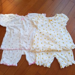 美品  女の子 ベビーキッズ パジャマ 100、110サイズ 2枚組(パジャマ)