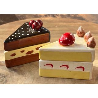 【新品】ケーキの小物入れ(2つ)(置物)