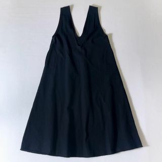 ヨーガンレール(Jurgen Lehl)の極美品ꕥヨーガンレール カディツイル ジャンパースカート フリンジ ゆったり(ロングワンピース/マキシワンピース)