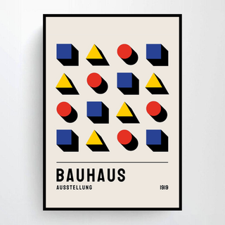 81.Bauhaus　バウハウス　北欧　シンプルインテリア　アートポスター(その他)