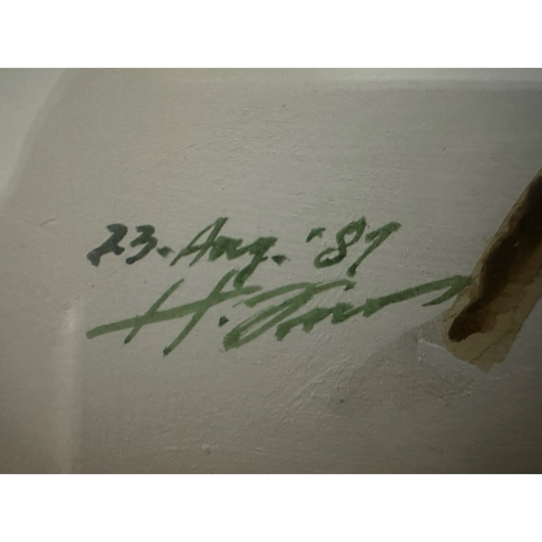 鳥類画「The Whinchat（ノビタキ）」 エンタメ/ホビーの美術品/アンティーク(絵画/タペストリー)の商品写真