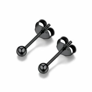 【数量限定】PROSILVER レディース ボールピアス つけっぱなし シルバー(その他)