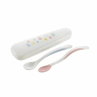 【新着商品】リッチェル ミッフィー 離乳食スプーンセット (ケース付) 5カ月頃