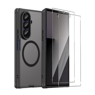 1個+2枚セット Galaxy Z Fold7 ケース+ガラスフィルム(2枚) (Androidケース)