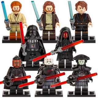 LEGOレゴ　互換　スターウォーズ4　8体セット　ミニフィグ まとめ売り(模型/プラモデル)