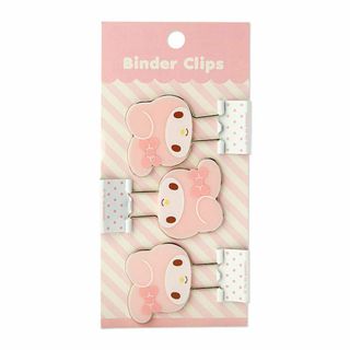 サンリオ(SANRIO) マイメロディ フェイス形ダブルクリップ(その他)