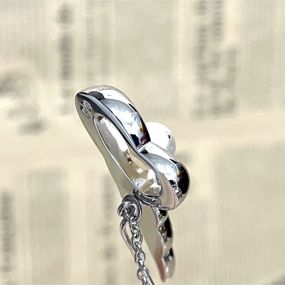 TASAKI(タサキ)のタサキ ブローチ あこや真珠 シルバー TASAKI ハート レディースのアクセサリー(ブローチ/コサージュ)の商品写真