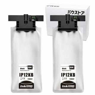 バウストア IP12KB ブラック用互換インクパック Lサイズ 2個 対応機種 (PC周辺機器)